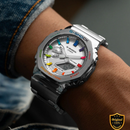 SRX9156-RS88 Prism Silver Fusion – Premium Analog-Digital Luxury Watch