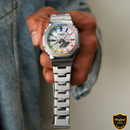 SRX9156-RS88 Prism Silver Fusion – Premium Analog-Digital Luxury Watch