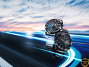 ECB4628-NX74 Shadow Pulse Solar X – Premium Solar-Powered Hybrid Chronograph