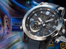 ECB3968-BN84  Blue Nova Fusion – Premium Hybrid Bluetooth Sports Watch